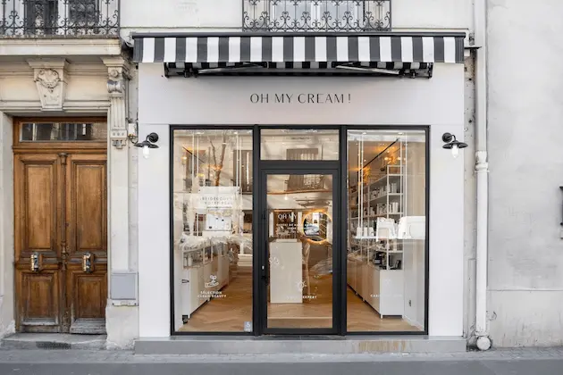Store pour oh my cream, réalisé par Atelier Gambetta