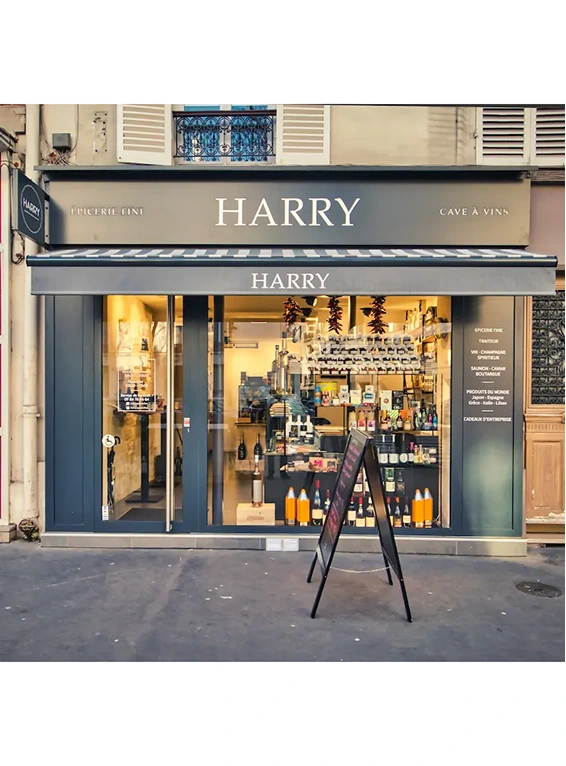 Caisson lumineux pour Harry, réalisé par Atelier Gambetta