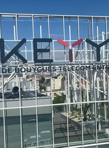 Enseigne grand format pour keyyo, réalisée par Atelier Gambetta