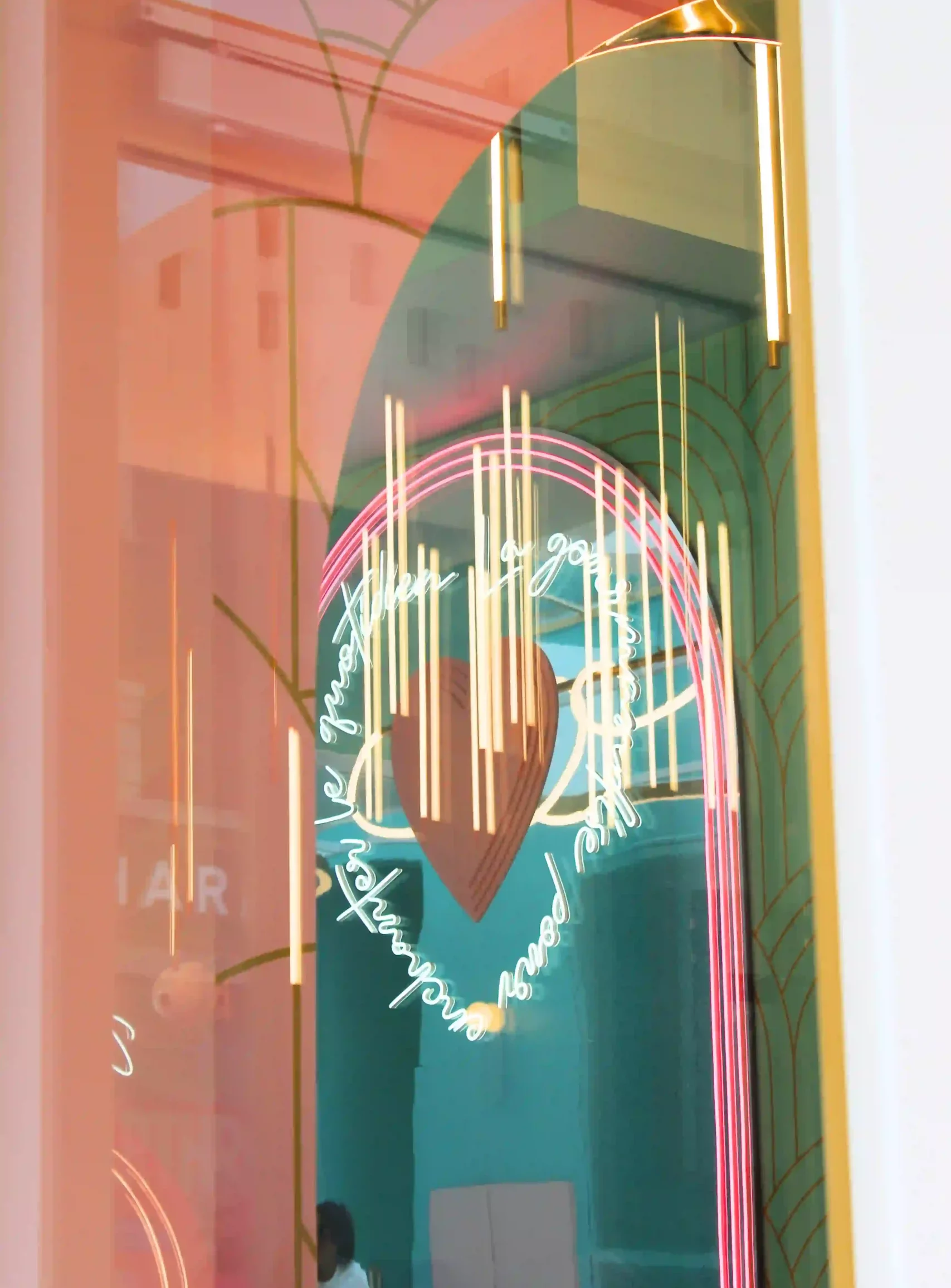 Néon led pour Marvely Brunch par Atelier Gambetta