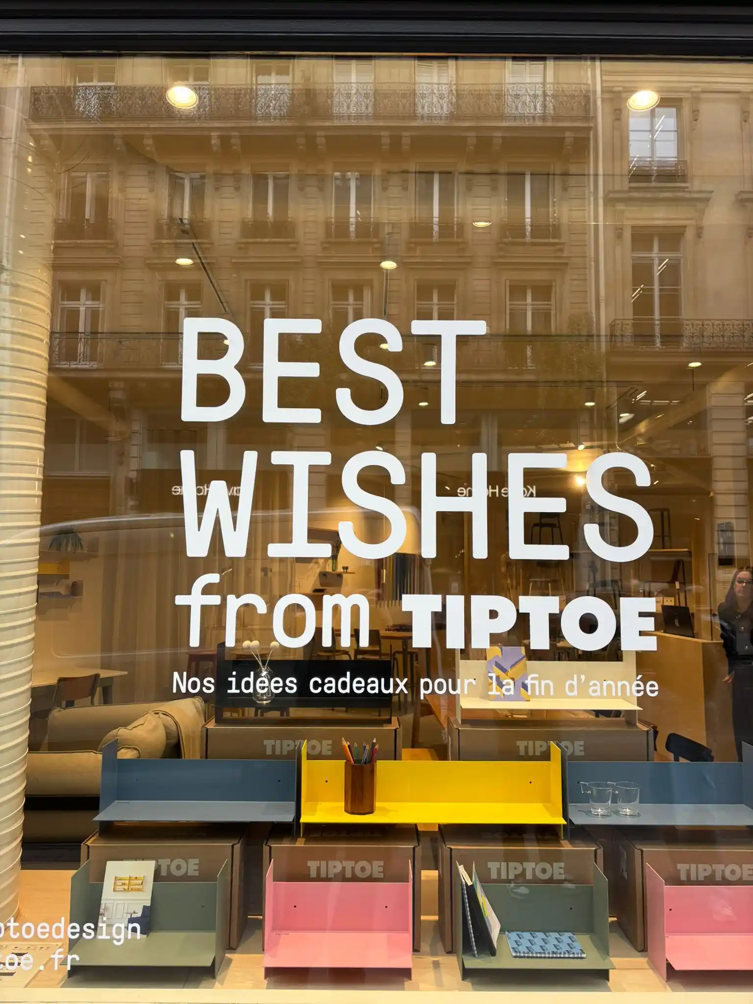 Vitrine de la boutique 