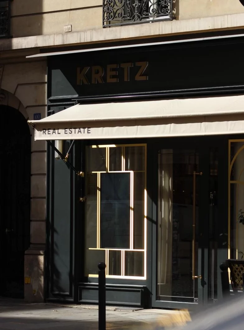 Store banette pour KRETZ par Atelier Gambetta